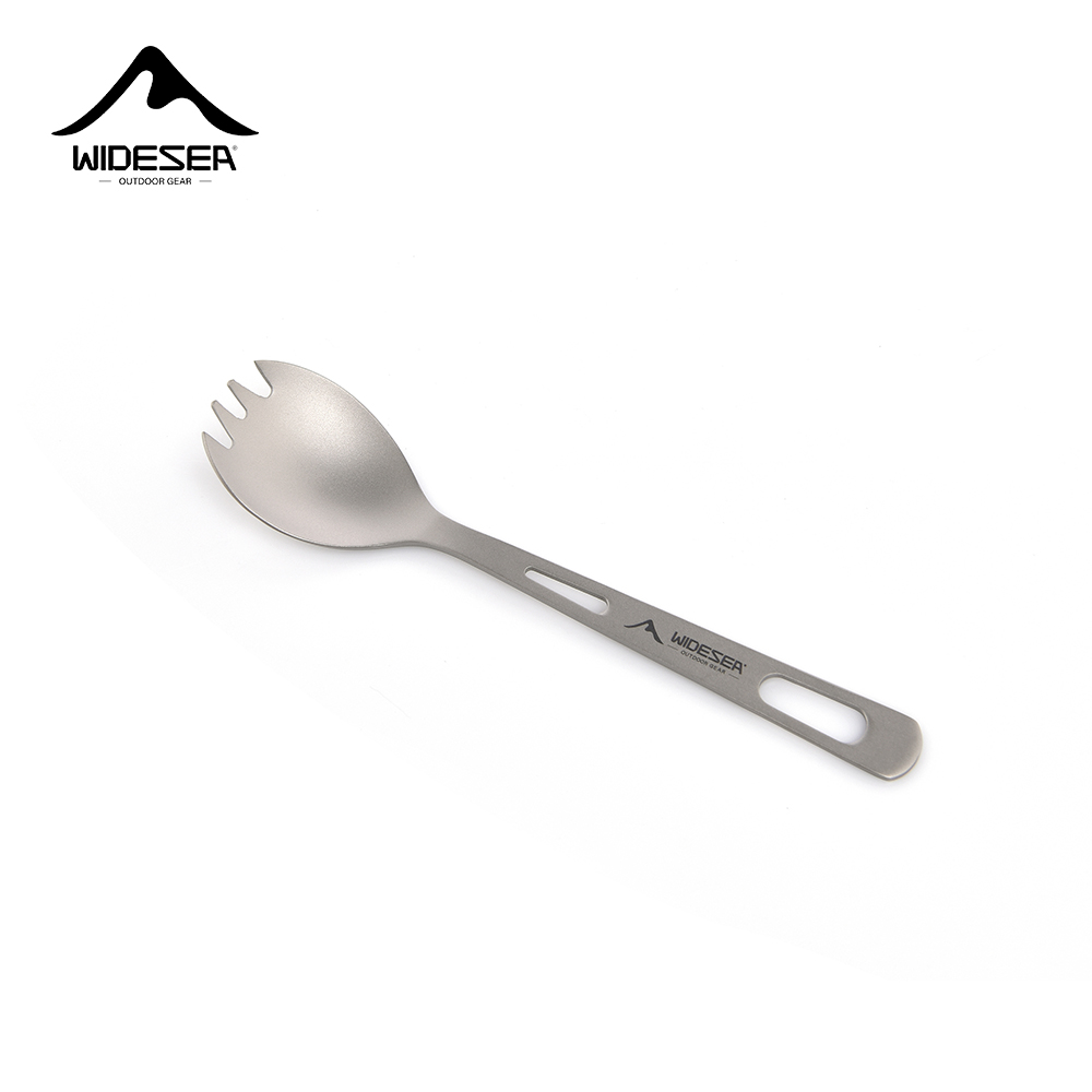 Kitchen Gadgets Pakistan - Widesea Camping Cooking Set Spork Titanium