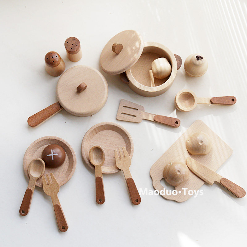 Kitchen Gadgets Kids - Maoduo Toys Beech Wooden Kids Kitchen