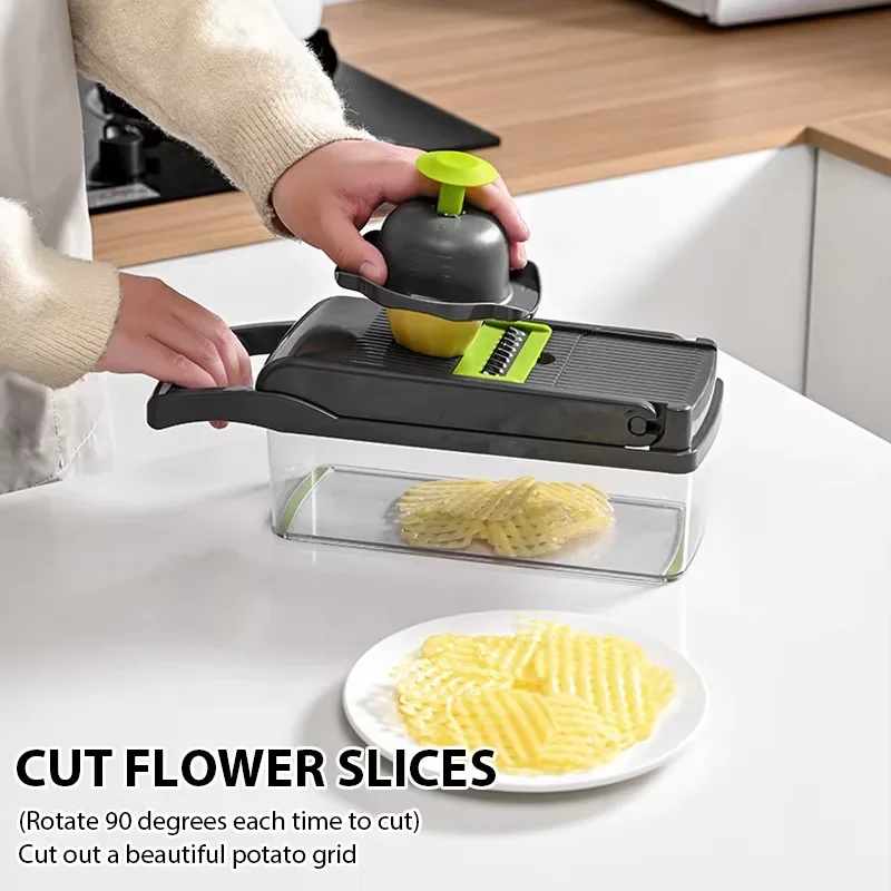 Vegetable Cutter Multifunction - đánh giá và giá Kitchen Gadgets Vegetable Chopper