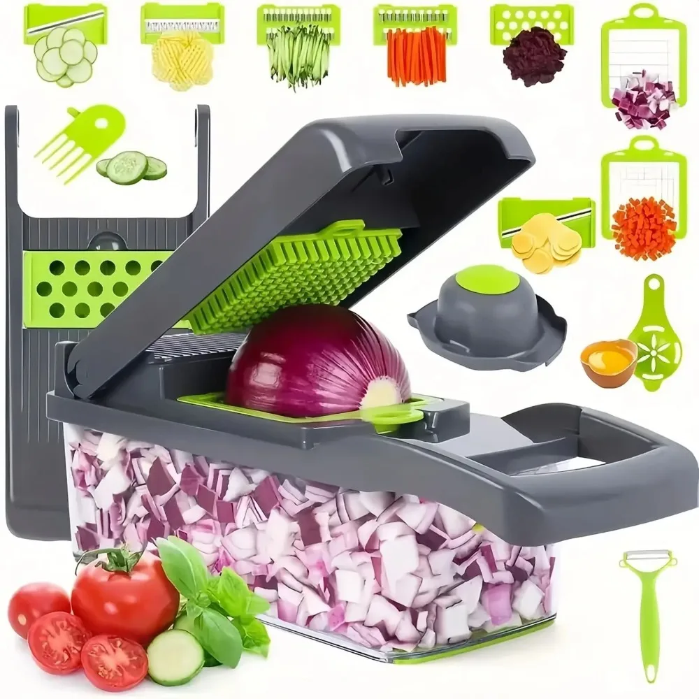 Multifunctional Vegetable Chop - đánh giá và giá Kitchen Gadgets Vegetable Chopper
