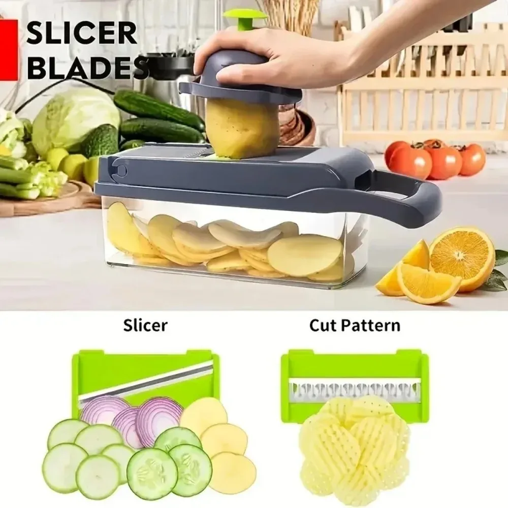 Multifunctional Vegetable Chop - đánh giá và giá Kitchen Gadgets Vegetable Chopper