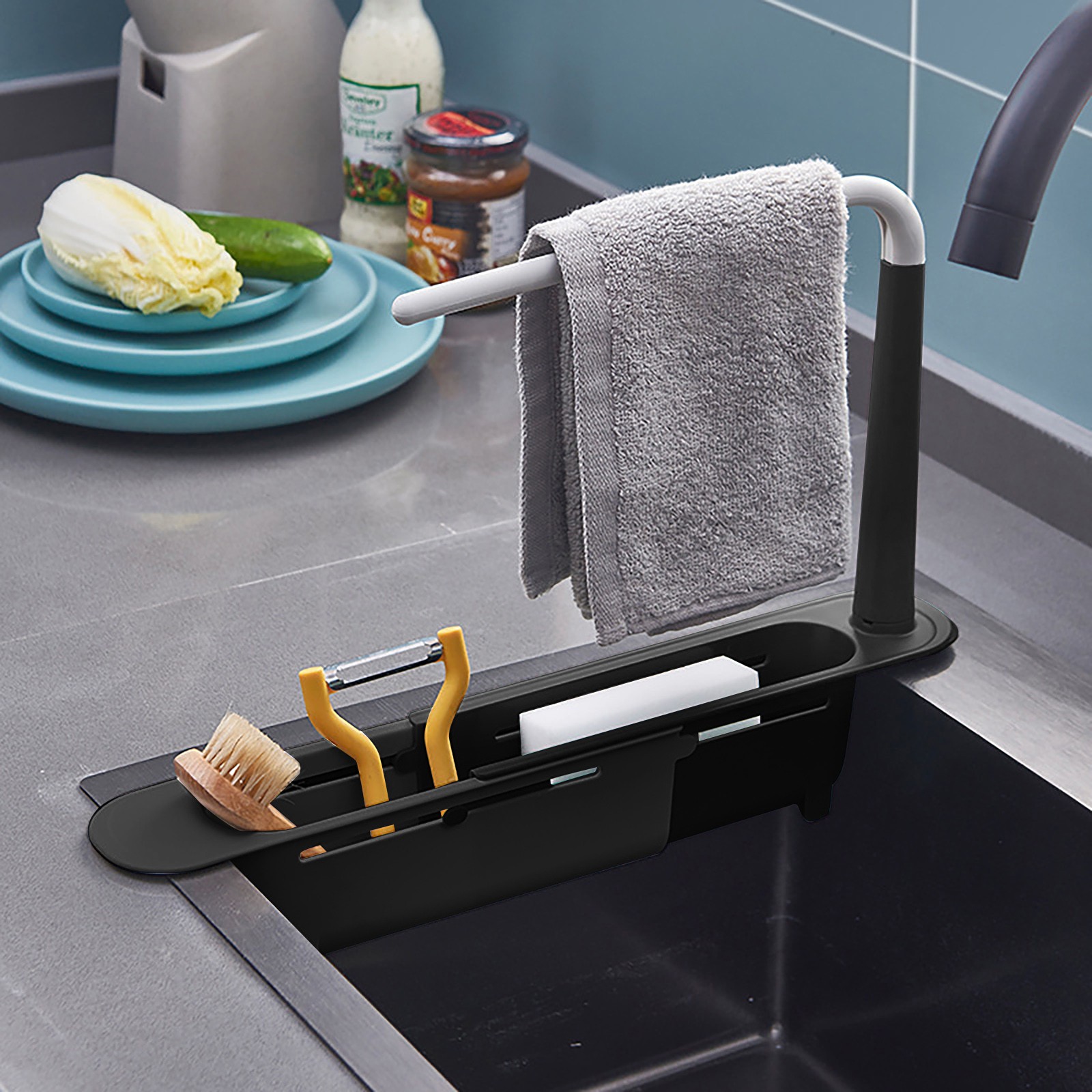elescopic Sink Shelf Drainer R - đánh giá và giá Kitchen Gadgets Pakistan