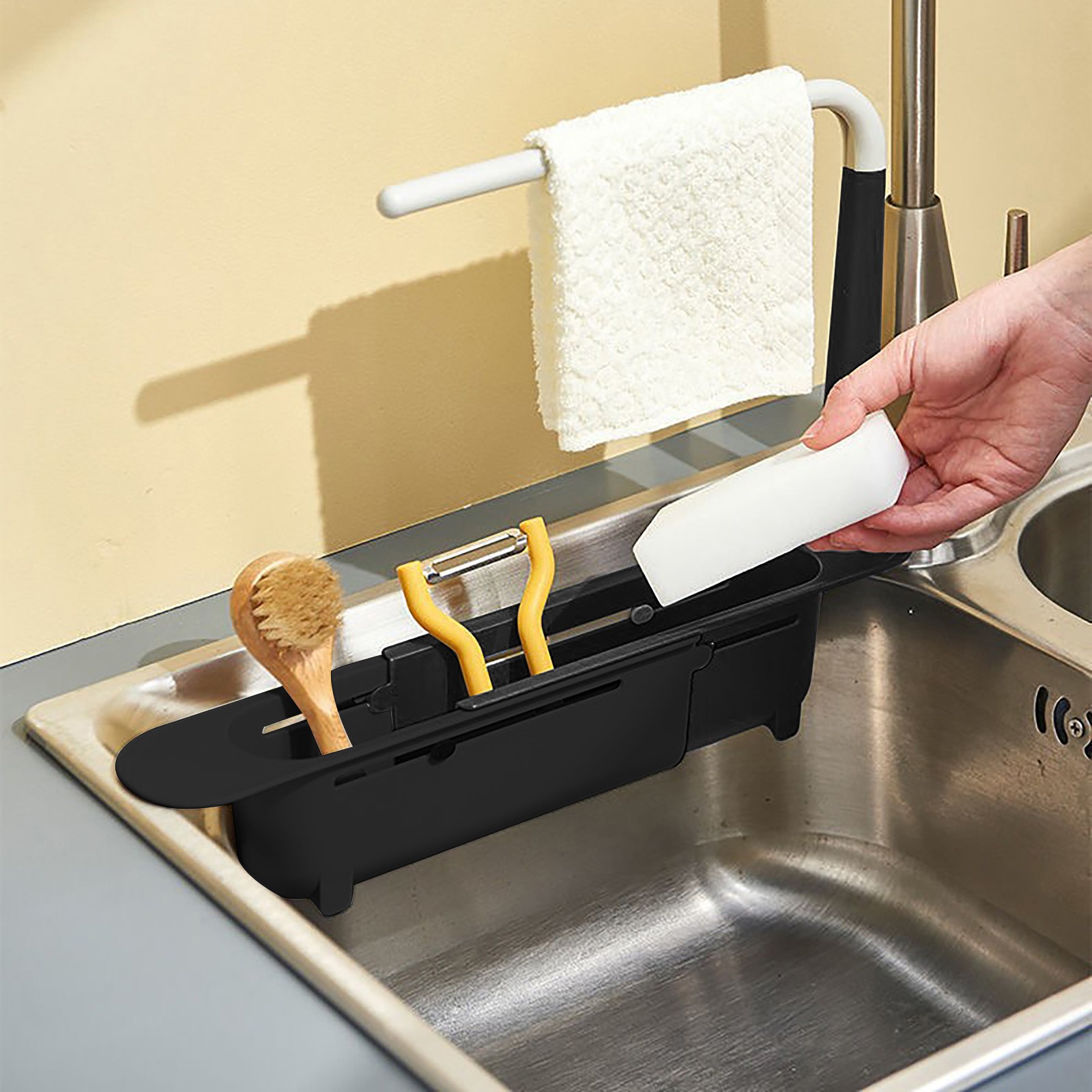 elescopic Sink Shelf Drainer R - đánh giá và giá Kitchen Gadgets Pakistan