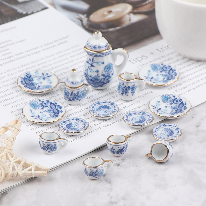 15Pcs 1:12 Miniature Porcelain - đánh giá và giá Kitchen Gadgets Kids