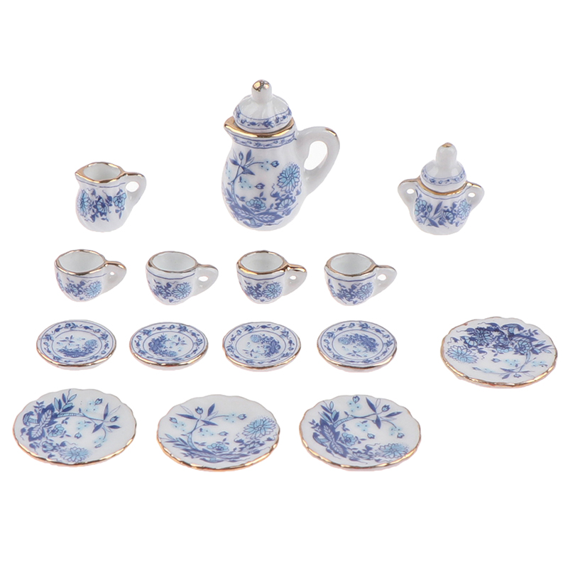 15Pcs 1:12 Miniature Porcelain - đánh giá và giá Kitchen Gadgets Kids