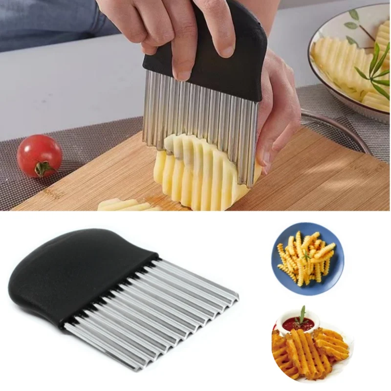 Stainless Steel Potato Chip Sl - đánh giá và giá Kitchen Gadgets Vegetable Chopper