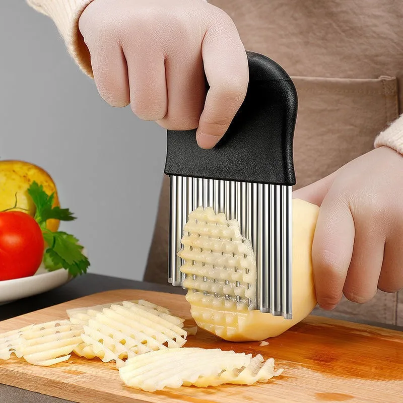 Stainless Steel Potato Chip Sl - đánh giá và giá Kitchen Gadgets Vegetable Chopper