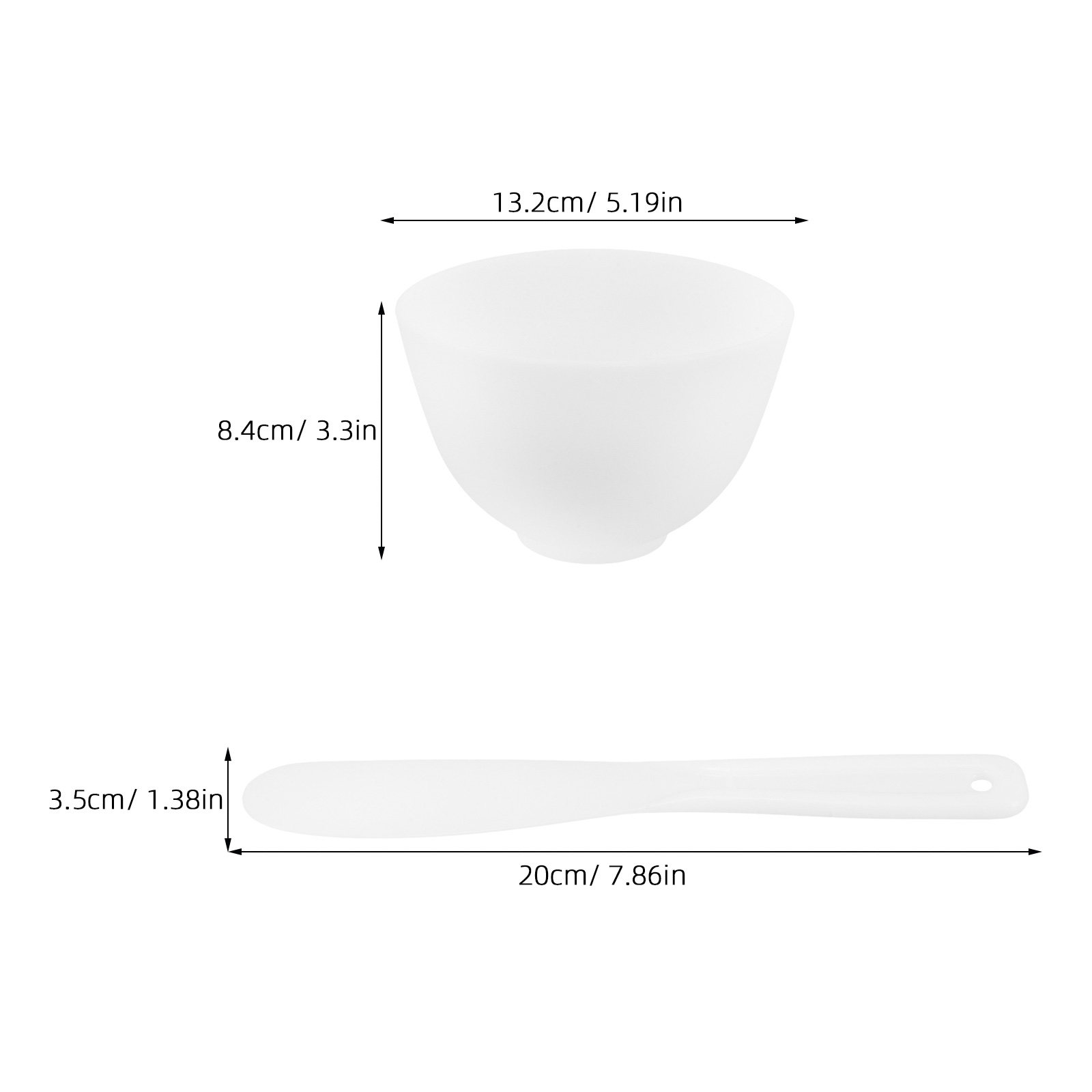 1Set Silicone Face Mask Bowl S - đánh giá và giá Silicone Spatula Set
