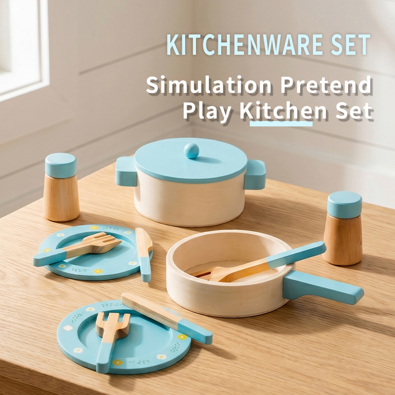 Wooden Kitchen Play Set for Ki - đánh giá và giá Kitchen Gadgets Kids