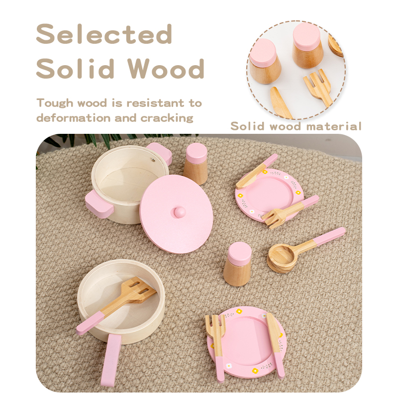 Wooden Kitchen Play Set for Ki - đánh giá và giá Kitchen Gadgets Kids