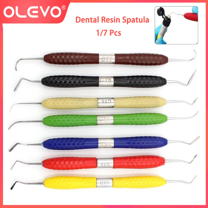 OLEVO 7pcs/set Dental Resin Sp - đánh giá và giá Silicone Spatula Set
