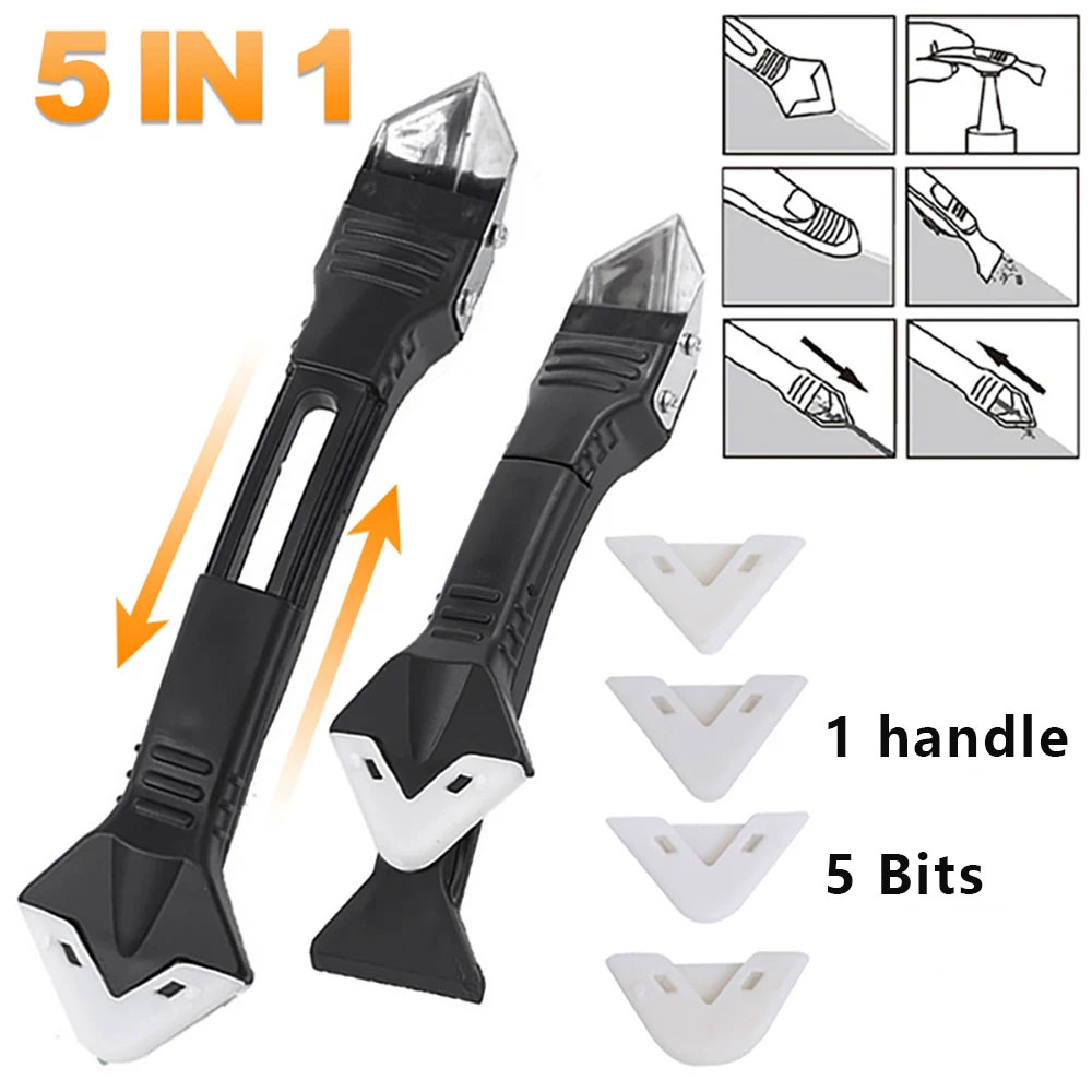 5 in 1 Metal Head Shovel Glue  - đánh giá và giá Silicone Spatula Set