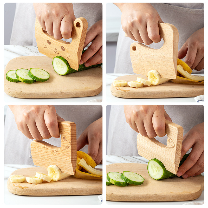 Wooden Kids Knife for Cooking  - đánh giá và giá Kitchen Gadgets Kids
