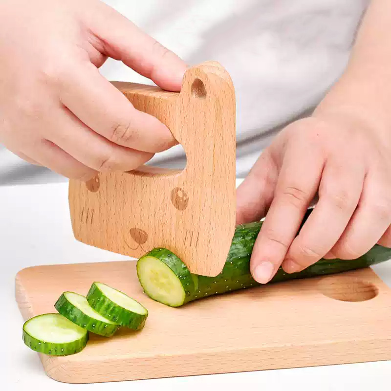 Wooden Kids Knife for Cooking  - đánh giá và giá Kitchen Gadgets Kids