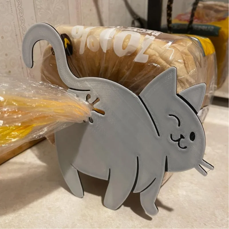 Bag Clips 3d Printed Cat Butt  - đánh giá và giá Kitchen Gadgets Kids