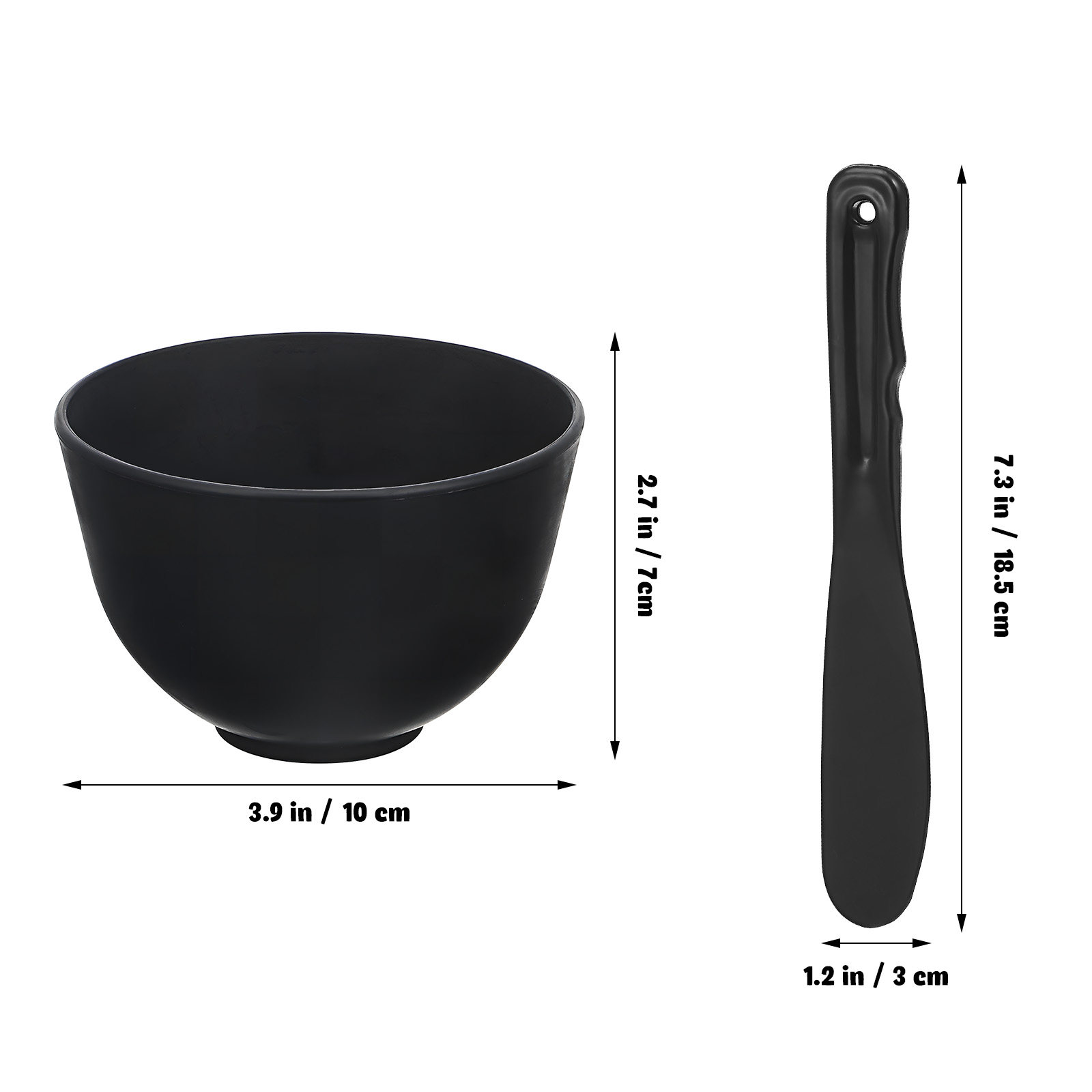 1Set Silicone Facial Mask Bowl - đánh giá và giá Silicone Spatula Set