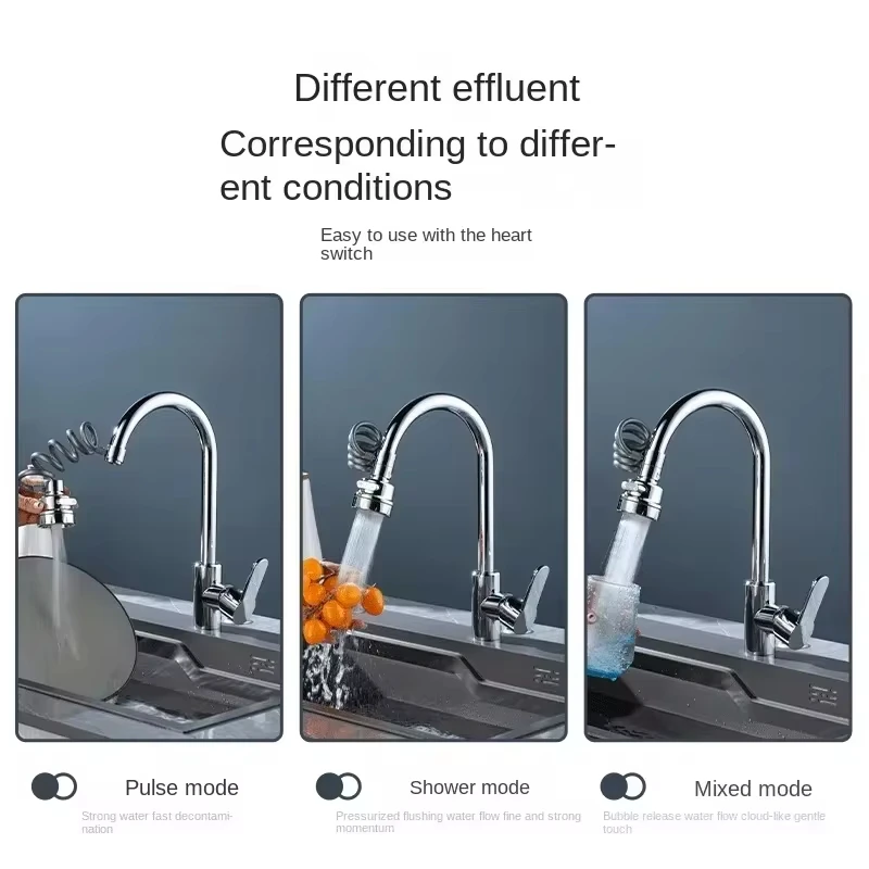 New 3 Modes Sink Faucet 360 De - đánh giá và giá Kitchen Gadgets Pakistan