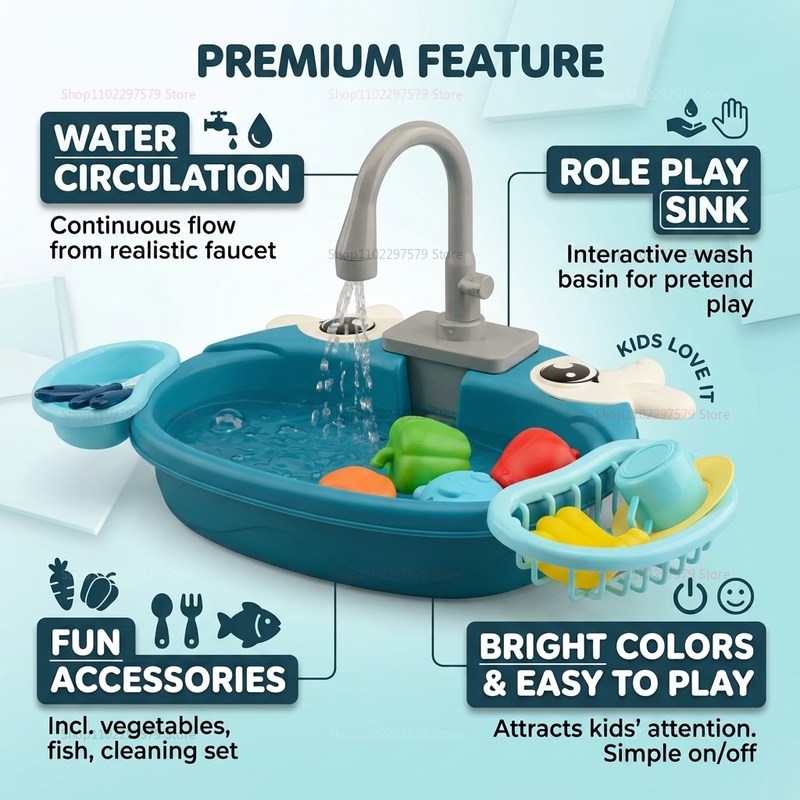 Toddler Interactive Water Play - đánh giá và giá Kitchen Gadgets Kids