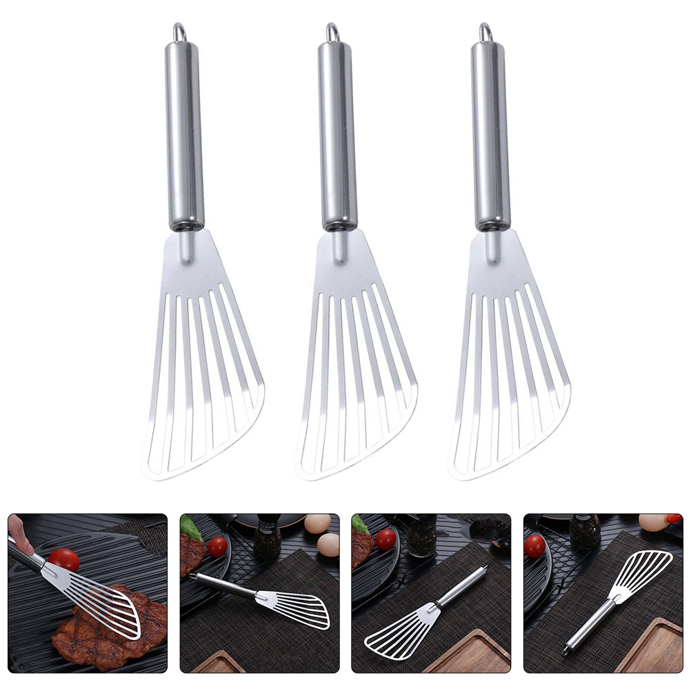 3pcs Stainless Steel Spatula F - đánh giá và giá Kitchen Gadgets Pakistan