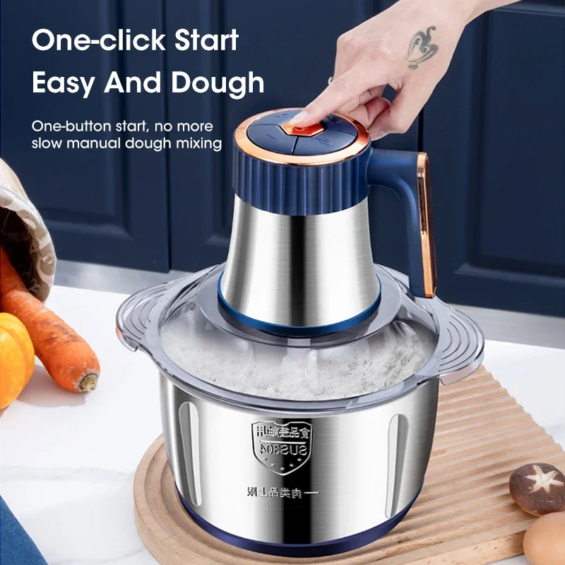 Household 5L Electric Meat Gri - đánh giá và giá Kitchen Gadgets Vegetable Chopper