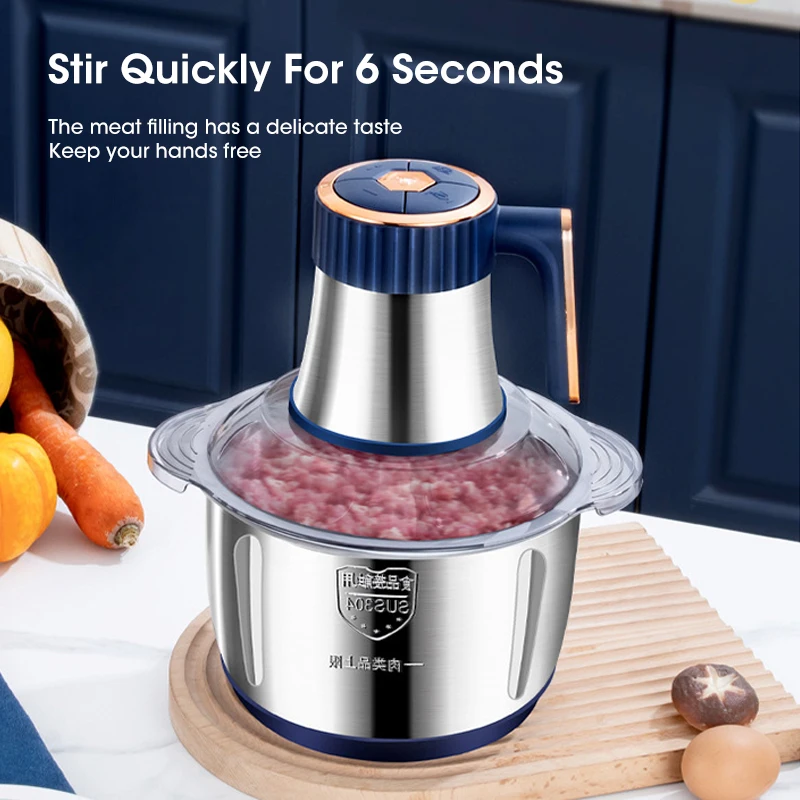 Household 5L Electric Meat Gri - đánh giá và giá Kitchen Gadgets Vegetable Chopper