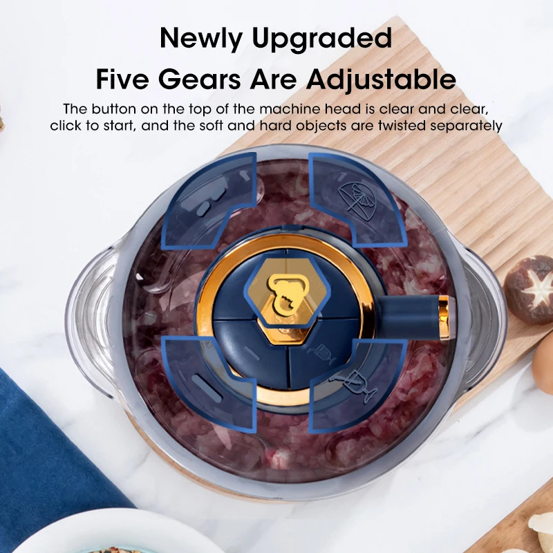 Household 5L Electric Meat Gri - đánh giá và giá Kitchen Gadgets Vegetable Chopper